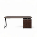 Wooden desk with three drawers for home office space 150 x 75 x 75cm